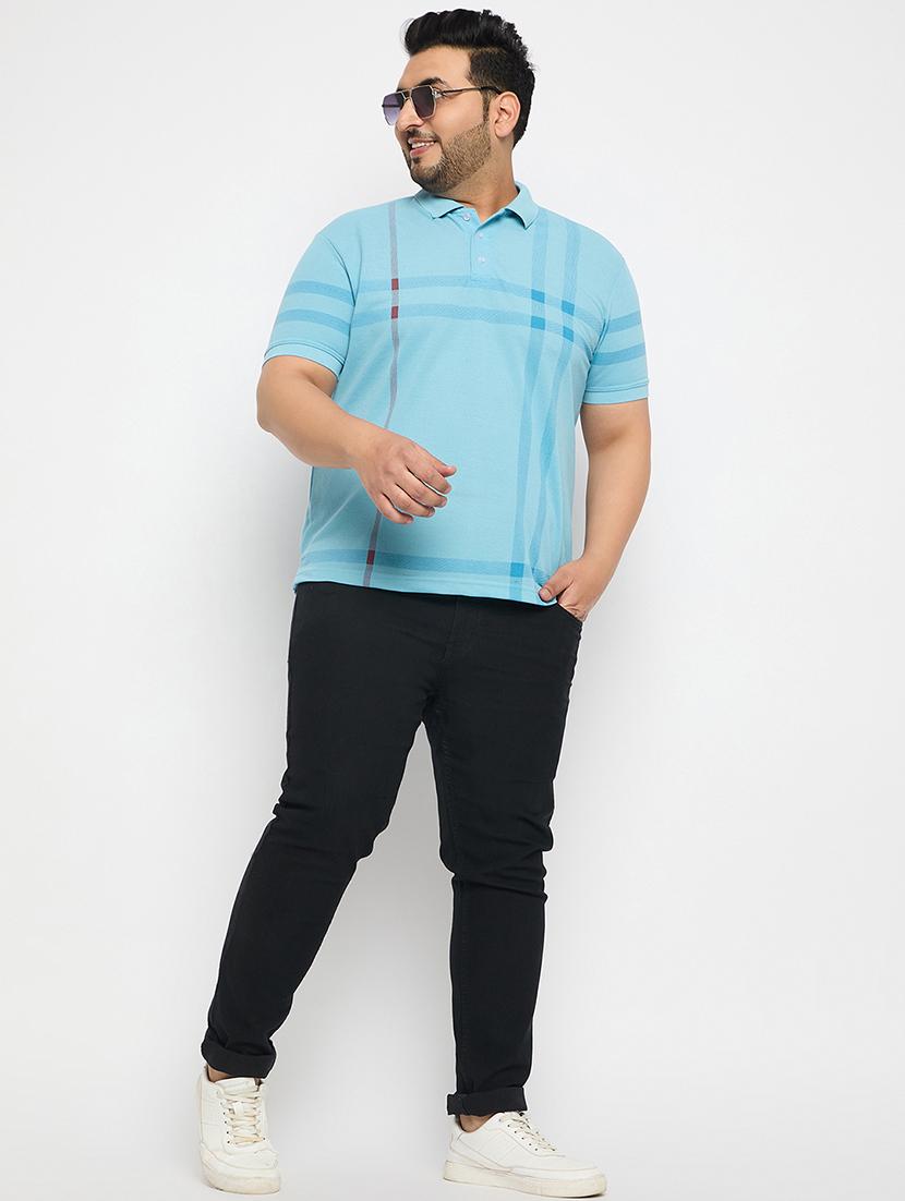 men checked short sleeve regular fit polo t-shirt - 21881049 - Standard Image - 4