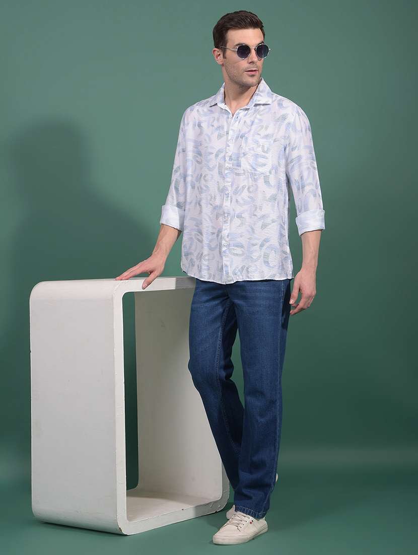 men washed mid rise full length denim jeans - 21881263 -  Standard Image - 4