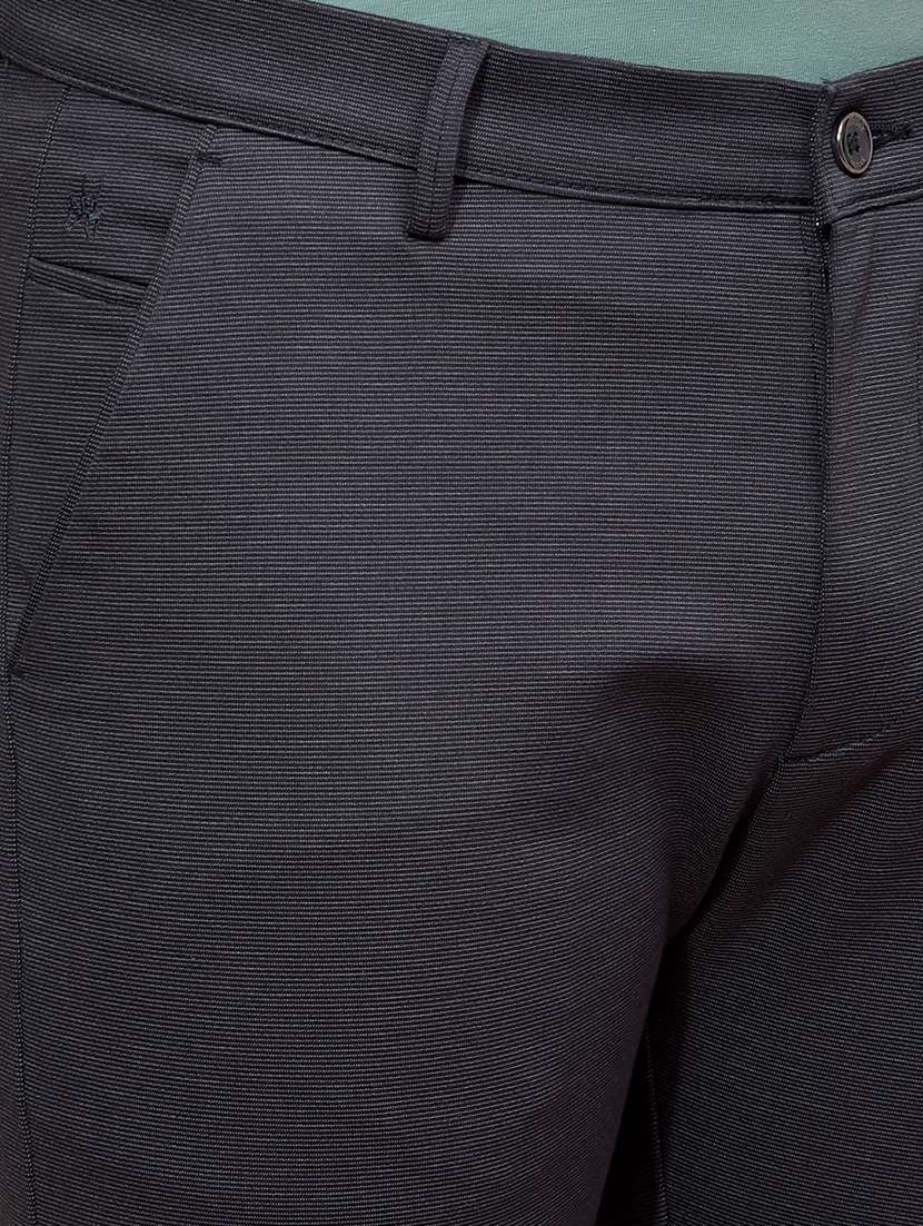 men solid mid rise slim fit chinos casual trouser - 21881390 -  Standard Image - 4