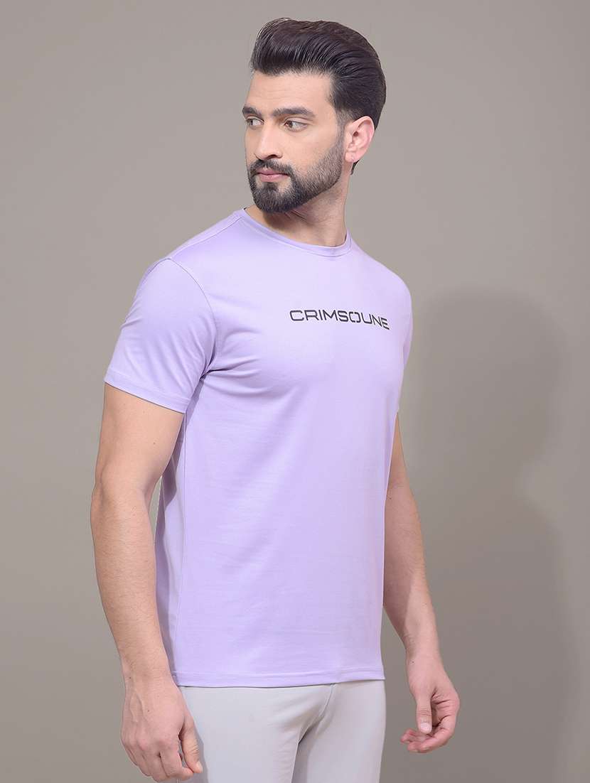 men typographic short sleeve slim fit t-shirt - 21881446 -  Standard Image - 1