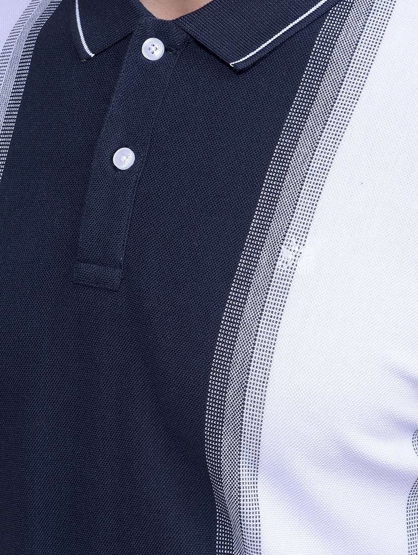 men striped short sleeve slim fit polo t-shirt - 21881454 -  Standard Image - 4