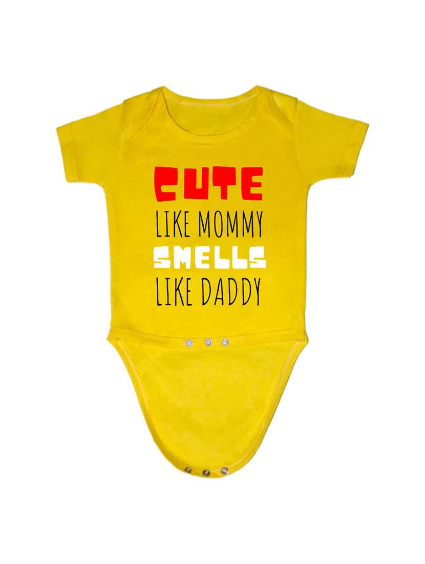 kids typographic short sleeve romper - 21881611 - Standard Image - 1