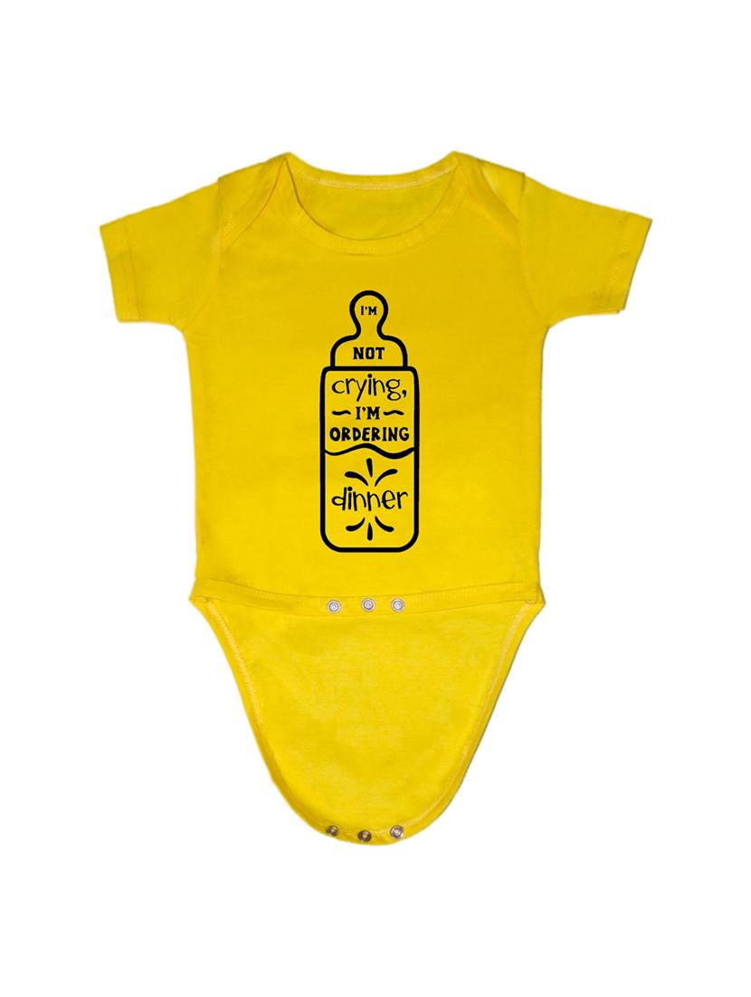 kids typographic short sleeve romper - 21881621 - Standard Image - 1