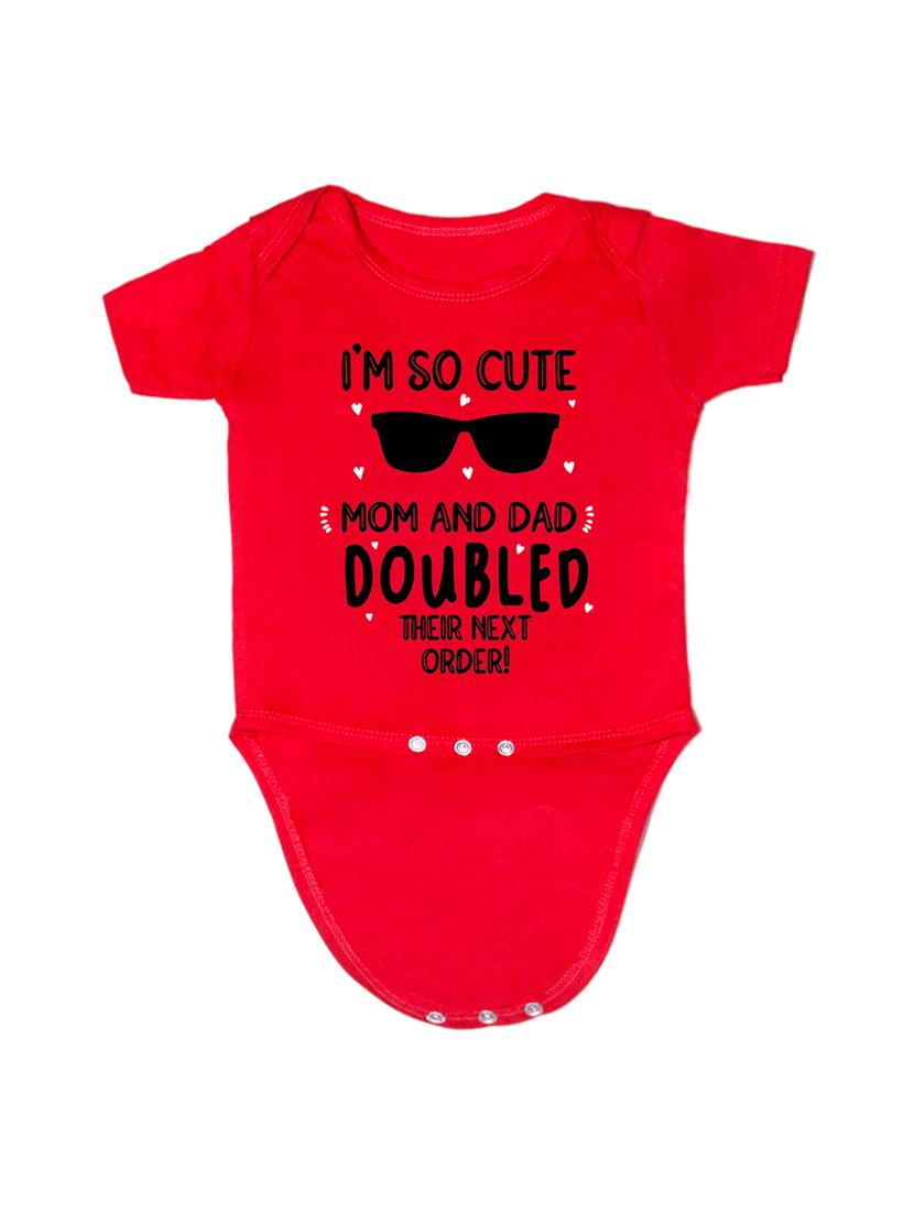 kids typographic short sleeve romper - 21881627 - Standard Image - 1