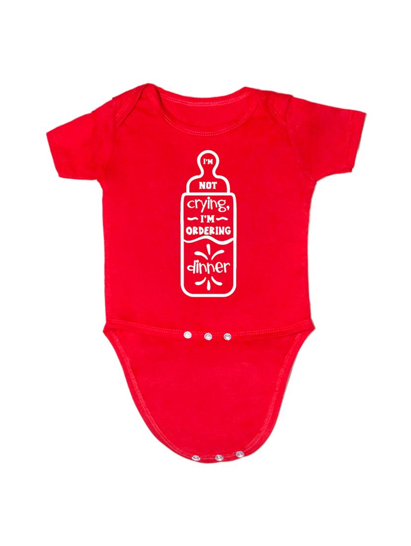 kids typographic short sleeve romper - 21881629 - Standard Image - 1
