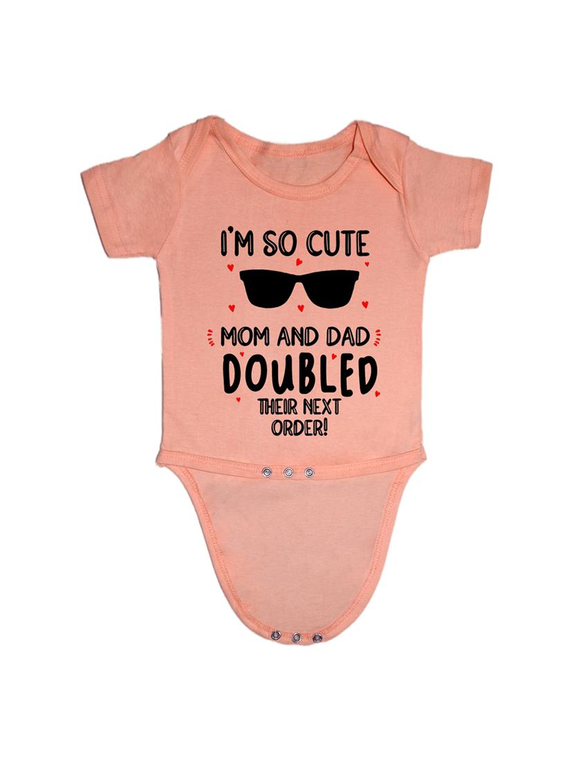 kids typographic short sleeve romper - 21881634 - Standard Image - 1