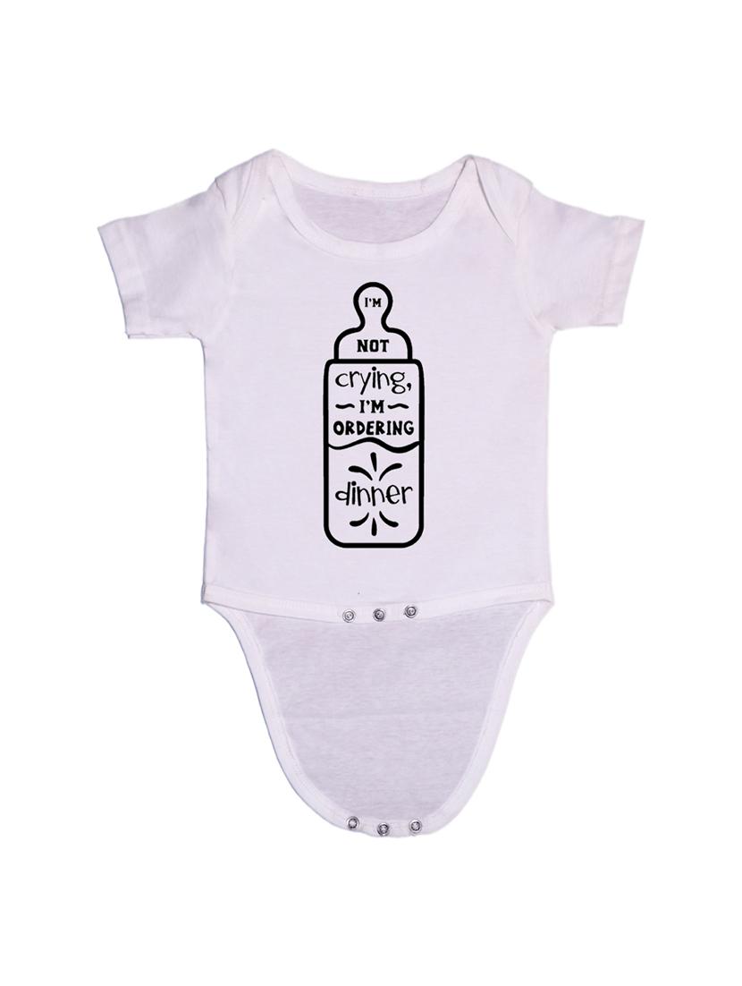 kids typographic short sleeve romper - 21881635 - Standard Image - 1
