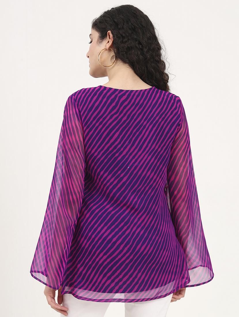 women embellished bell sleeves straight kurti - 21881705 - Standard Image - 4