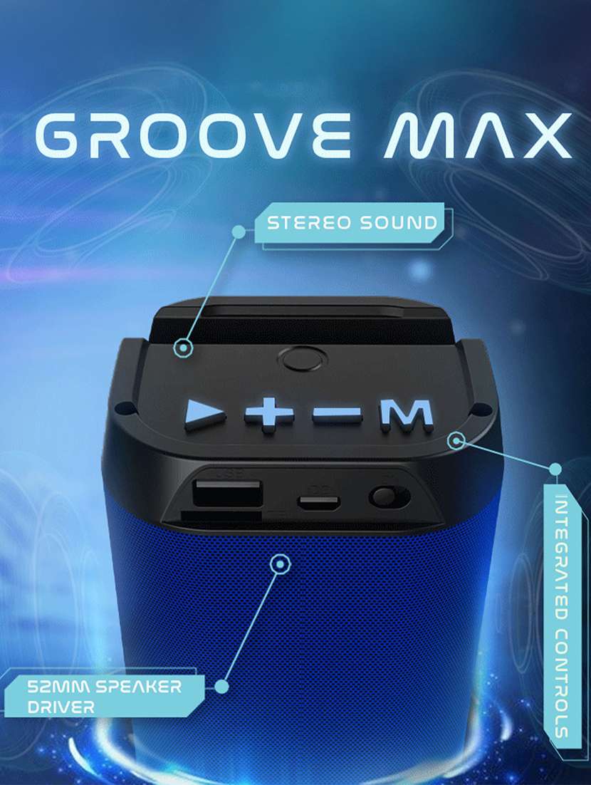 snapup groove max portable bluetooth speaker royal blue) - 21882695 -  Standard Image - 4