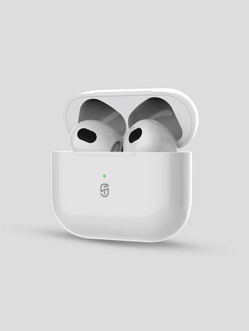 snapup snapods c300 true wireless semi-in-ear earbuds (white) - 21882710 -  Standard Image - 9