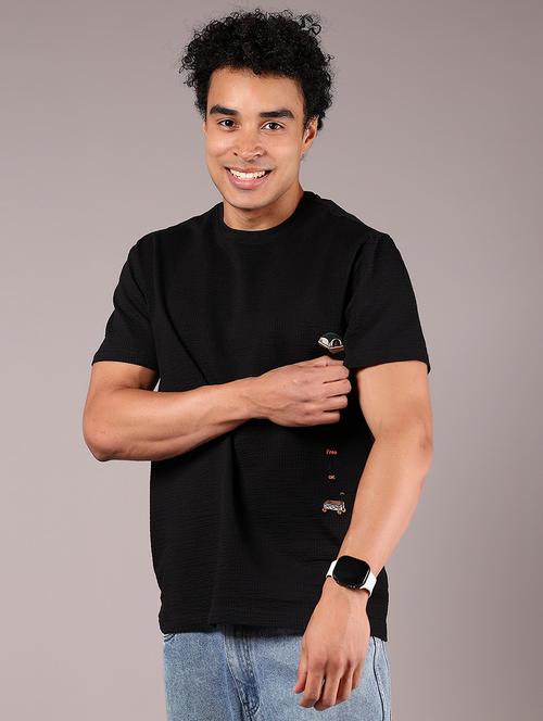 men solid short sleeve regular fit t-shirt - 21885301 - Standard Image - 0