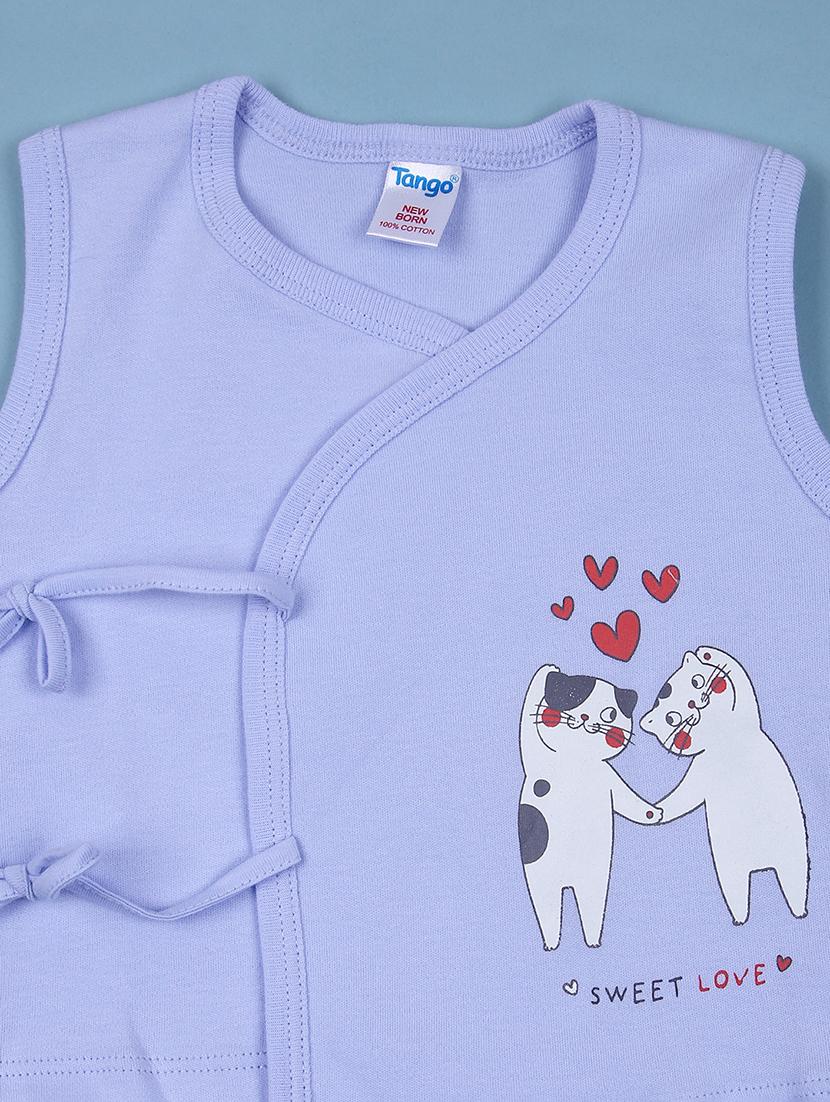 kids pack of 3 printed sleeveless t-shirt - 21885326 - Standard Image - 4