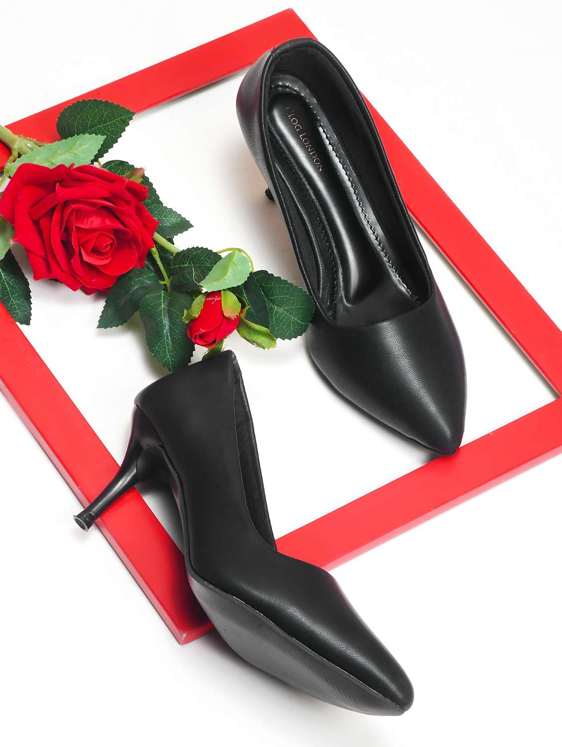 women black slip on pump - 21887827 -  Zoom Image - 0