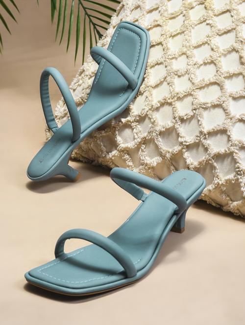 women blue slip on sandal - 21887840 -  Standard Image - 0