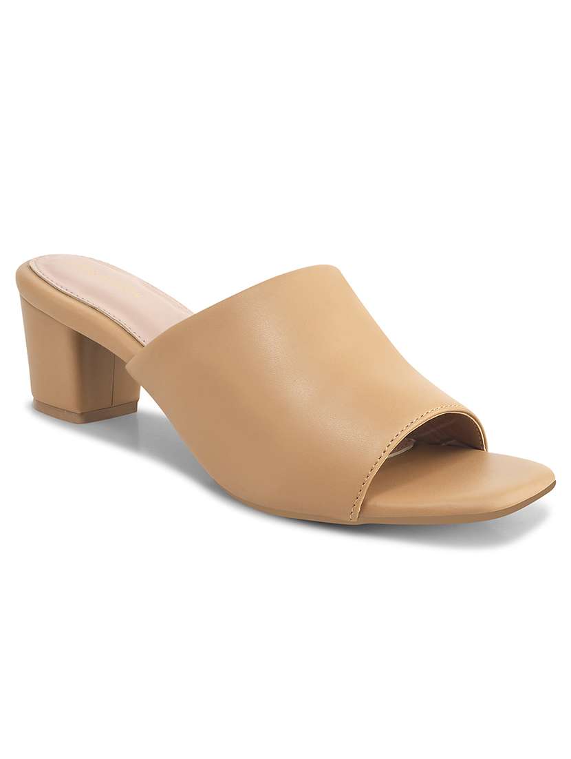 women beige slip on sandal - 21887842 -  Standard Image - 1
