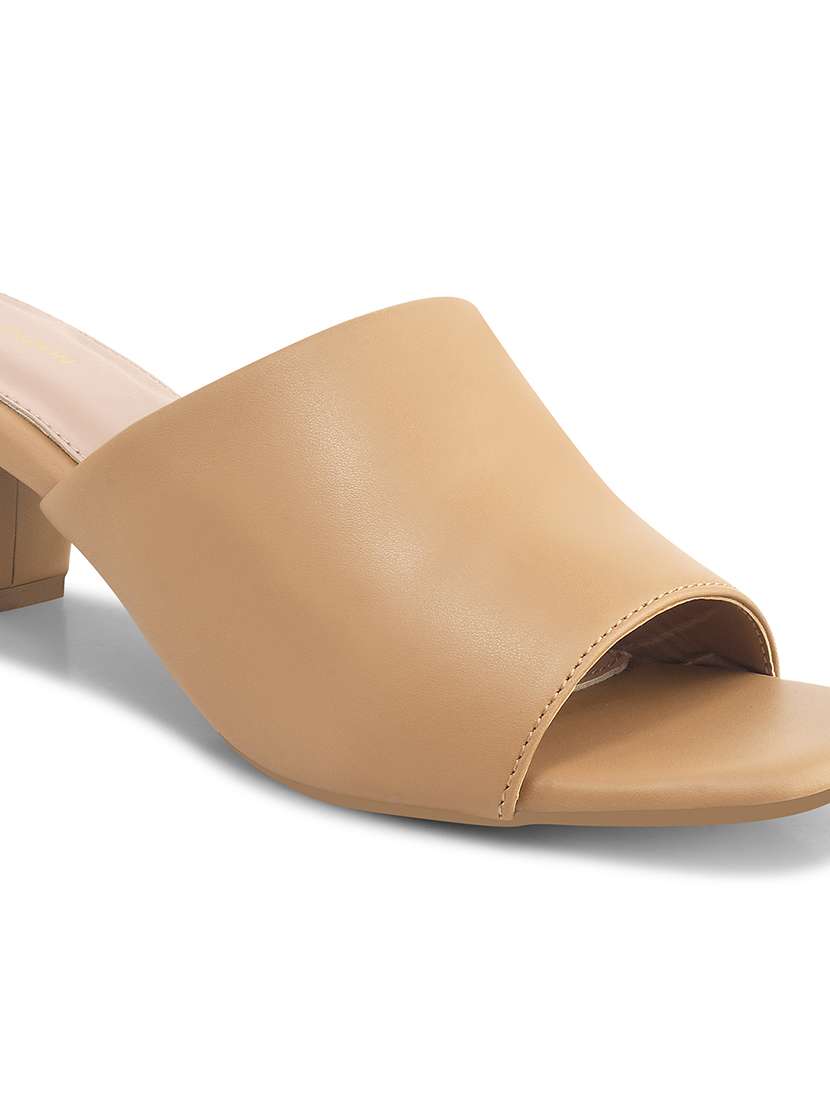 women beige slip on sandal - 21887842 -  Standard Image - 6