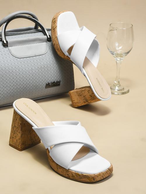 women white slip on sandal - 21887845 - Standard Image - 0