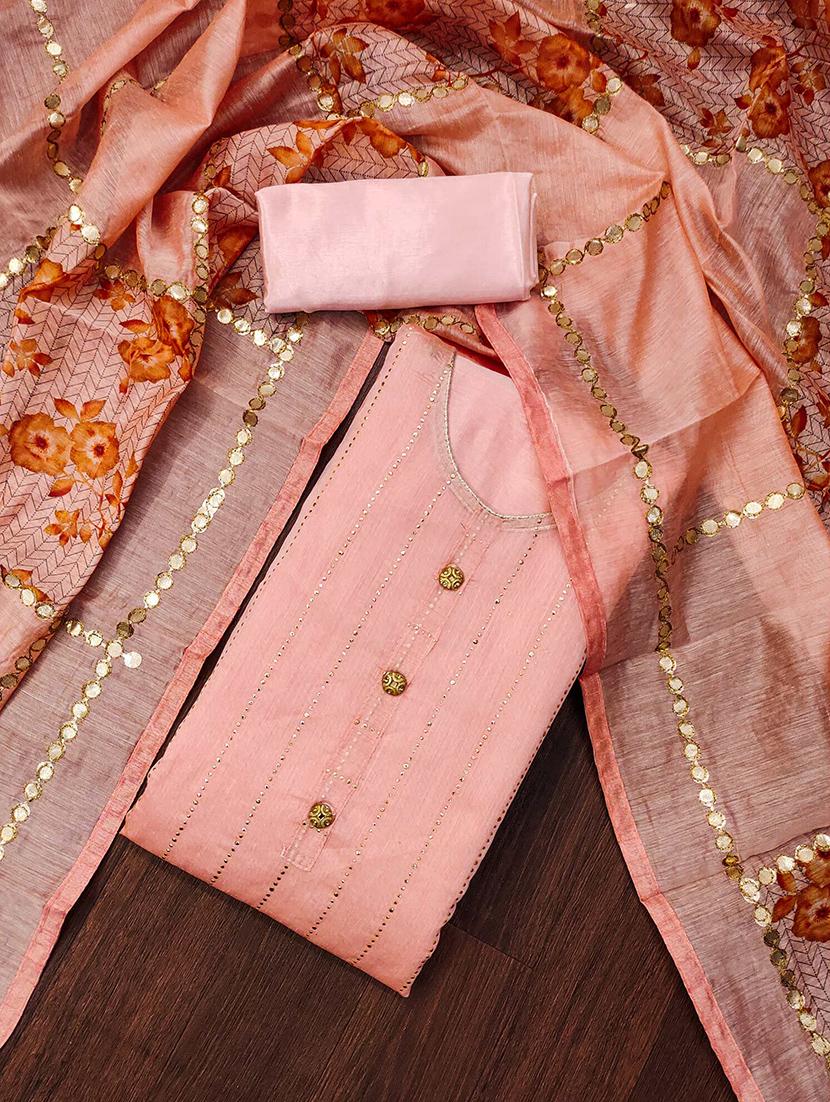women embroidered unstitched suit set - 21888003 - Standard Image - 1
