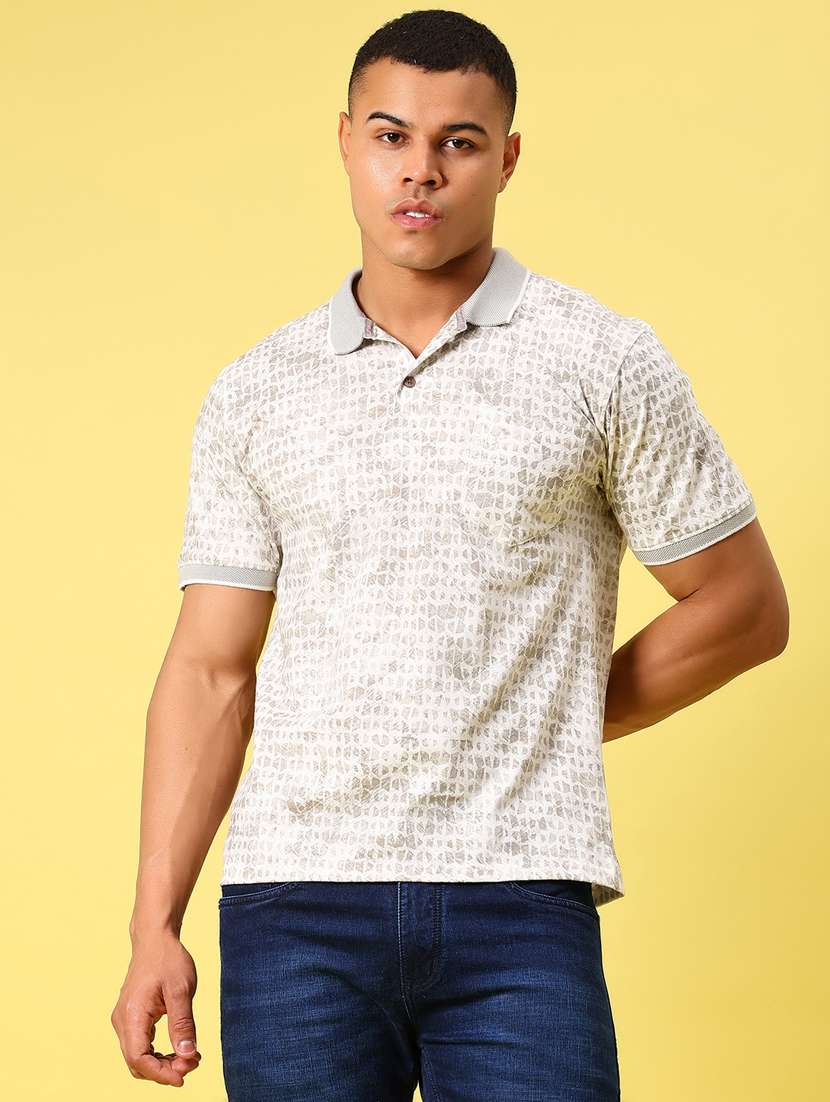 men solid short sleeve rgular fit polo t-shirt - 21898825 -  Standard Image - 1