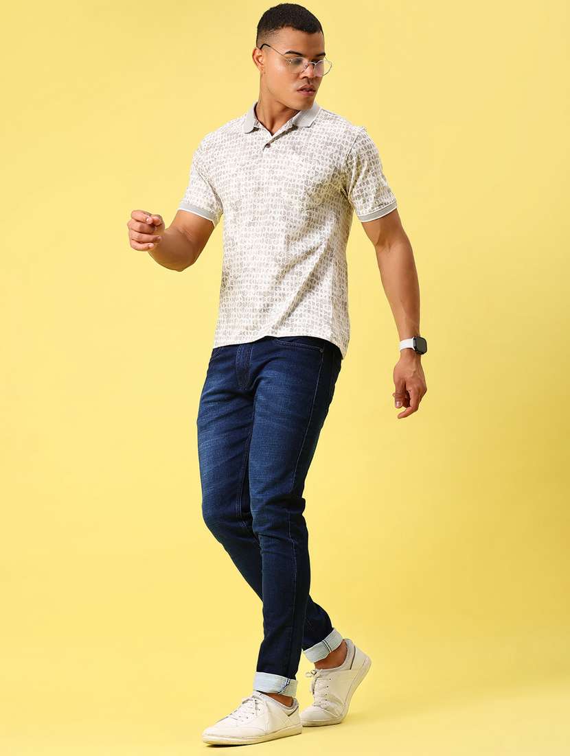 men solid short sleeve rgular fit polo t-shirt - 21898825 -  Standard Image - 4