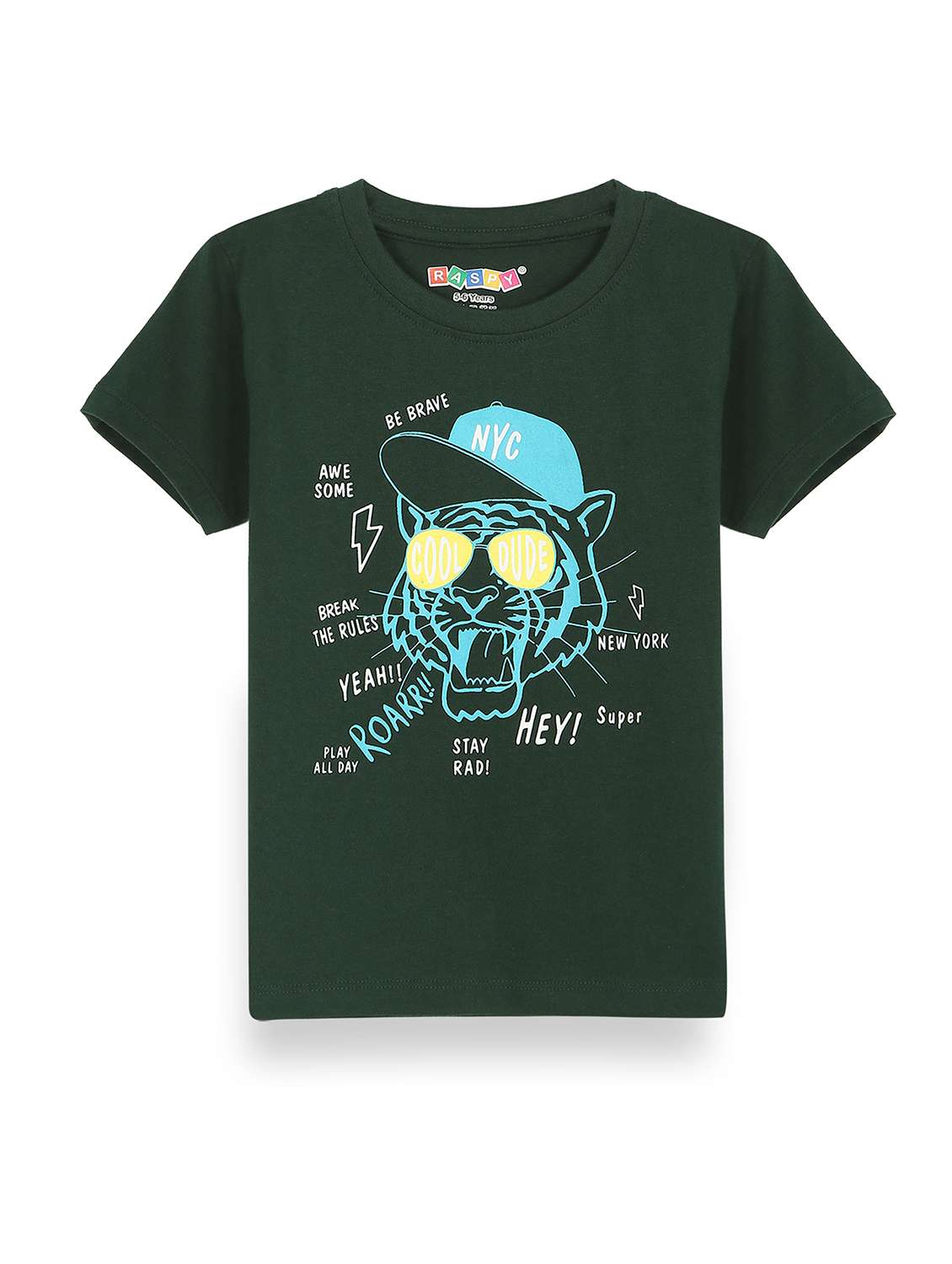 boys pack of 2 round neck t-shirt - 21899351 -  Standard Image - 1