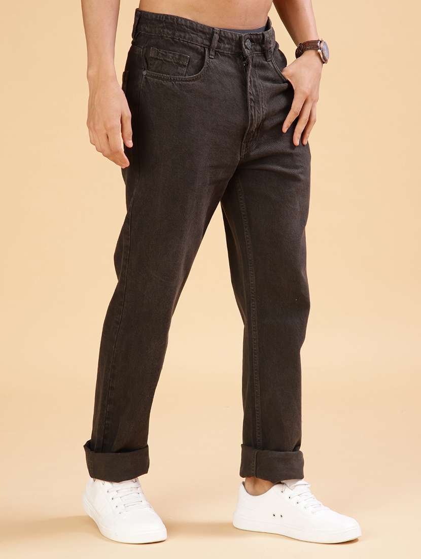 men plain mid rise full length jean - 21900869 -  Standard Image - 1