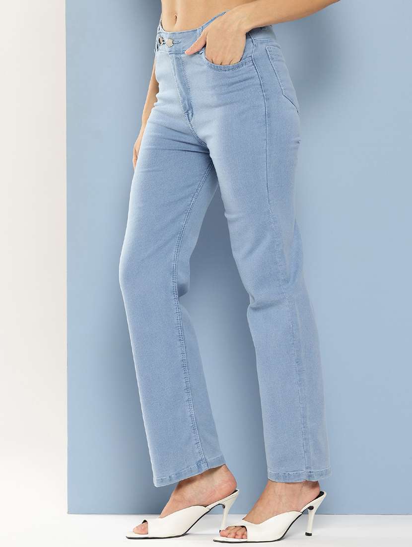 girls solid mid rise bootcut jean - 21901028 -  Standard Image - 1