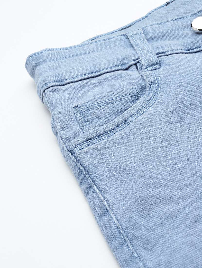 girls solid mid rise bootcut jean - 21901028 -  Standard Image - 4