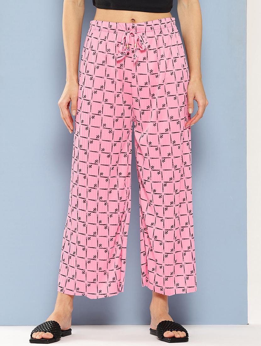 women printed mid rise ankle length straight palazzo - 21901206 -  Zoom Image - 0