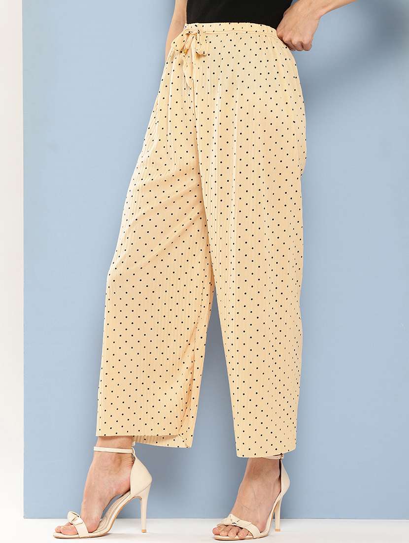 women printed mid rise ankle length straight palazzo - 21901220 -  Standard Image - 1