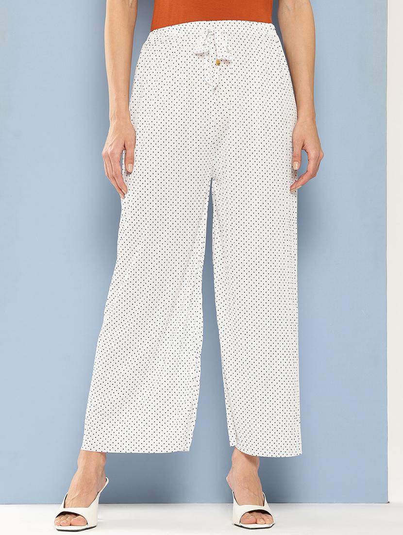 women printed mid rise ankle length straight palazzo - 21901226 - Zoom Image - 0
