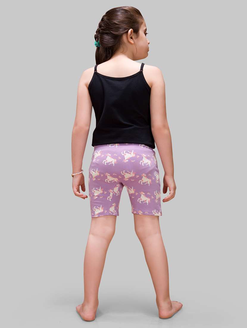girls pack of 3 printed shorts - 21901325 -  Standard Image - 1