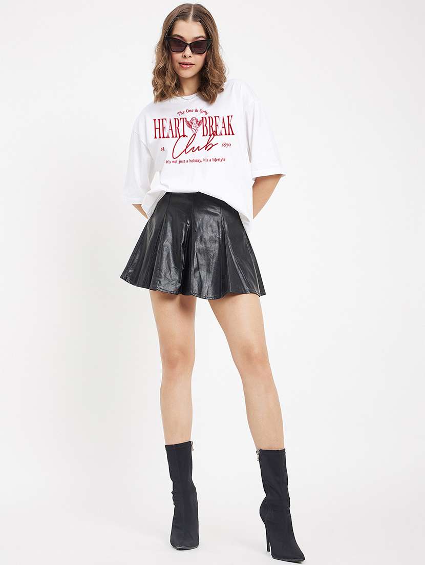 women printed short sleeves oversized t-shirt - 21902881 -  Standard Image - 4