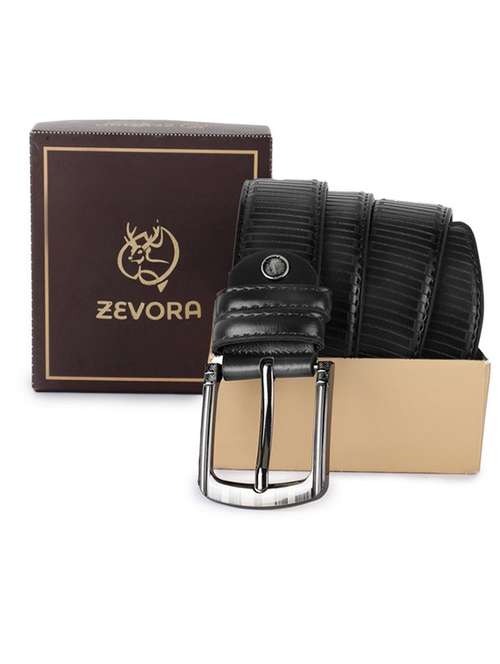 men black buckle closure belt