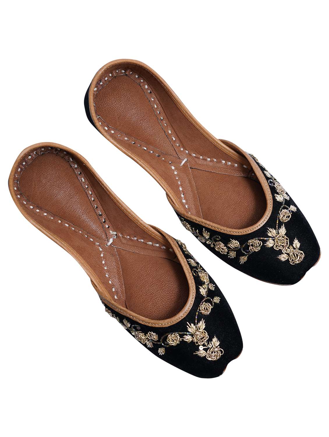women handmade embroidered punjabi jutti - 21904327 -  Zoom Image - 0