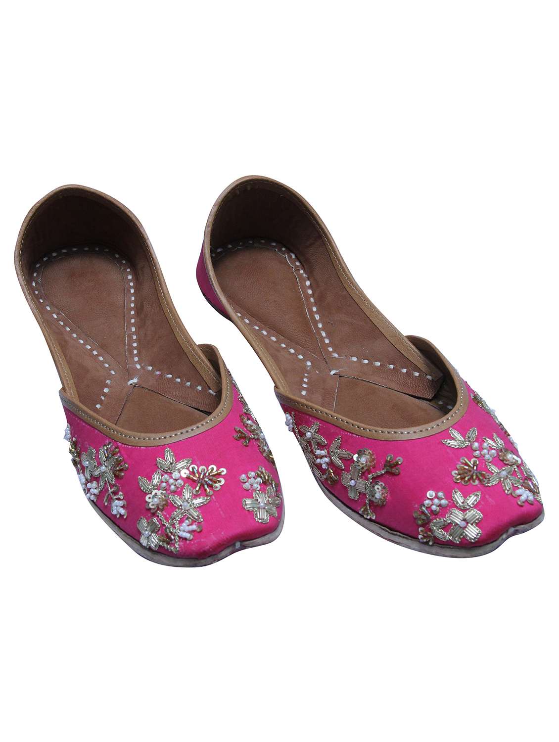 women handmade embroidered punjabi jutti - 21904328 - Zoom Image - 0