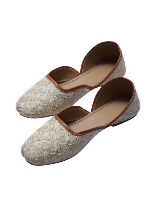 women handmade textured fabric jutti - 21904368 - Standard Image - 0