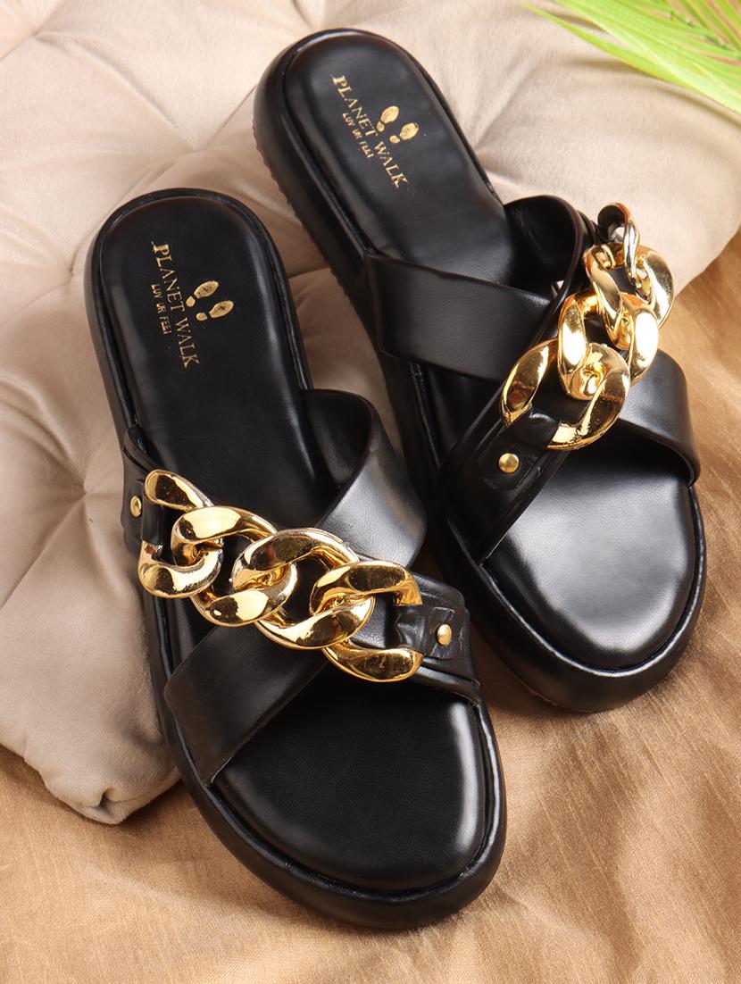 women black slip on sandal - 21904426 - Zoom Image - 0