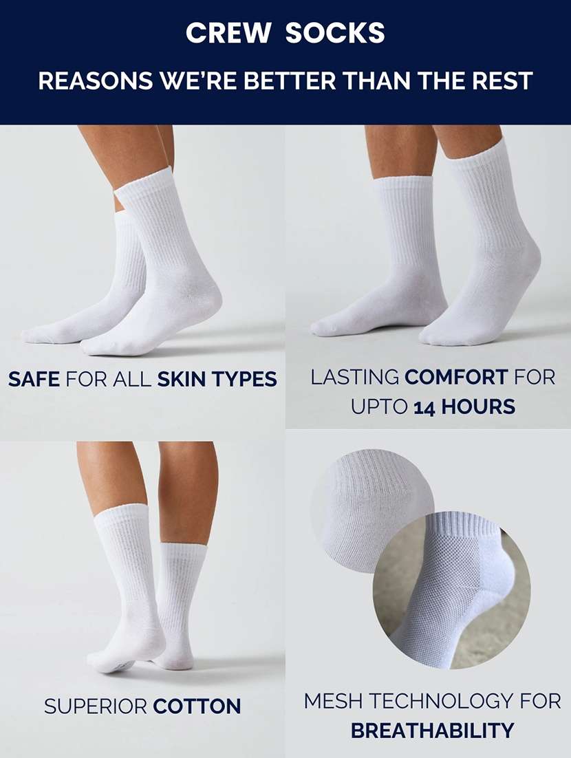 men pack of 3 above ankle length socks - 21904459 -  Standard Image - 1