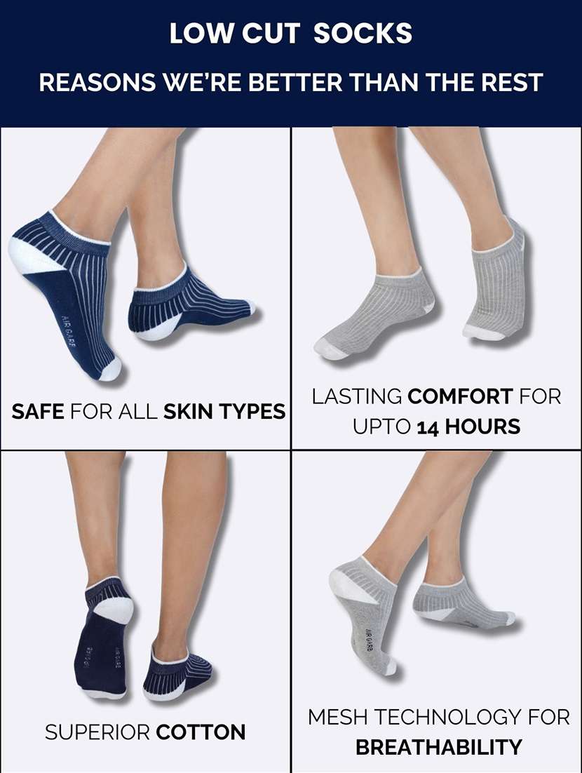 men pack of 2 ankle length sock - 21904500 -  Standard Image - 1