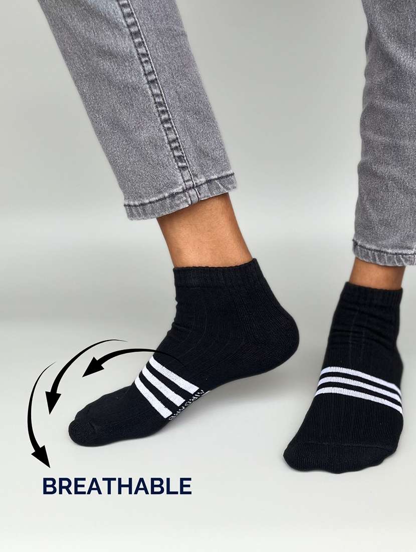 men pack of 3 ankle length sock - 21904514 -  Standard Image - 1