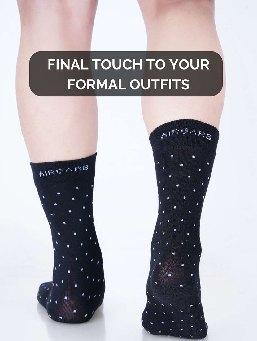 men polka dot above ankle length socks - 21904540 -  Standard Image - 1