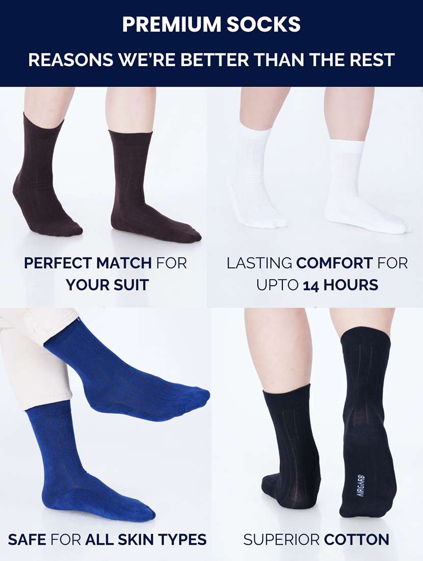 men solid above ankle length socks - 21904549 -  Standard Image - 1