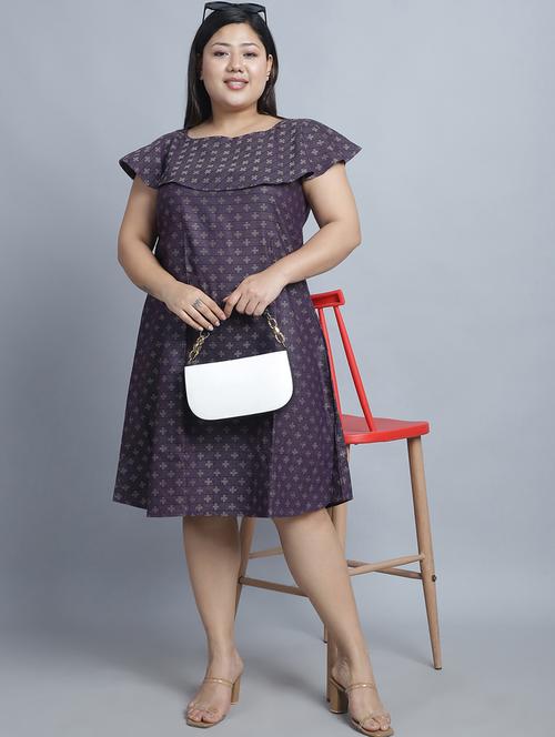 women plus size printed a-line dress - 21904612 -  Standard Image - 0