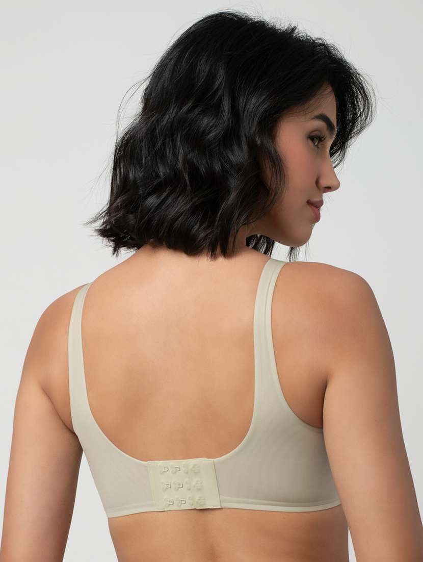 women solid lightly padded t-shirt bra - 21904817 -  Standard Image - 4