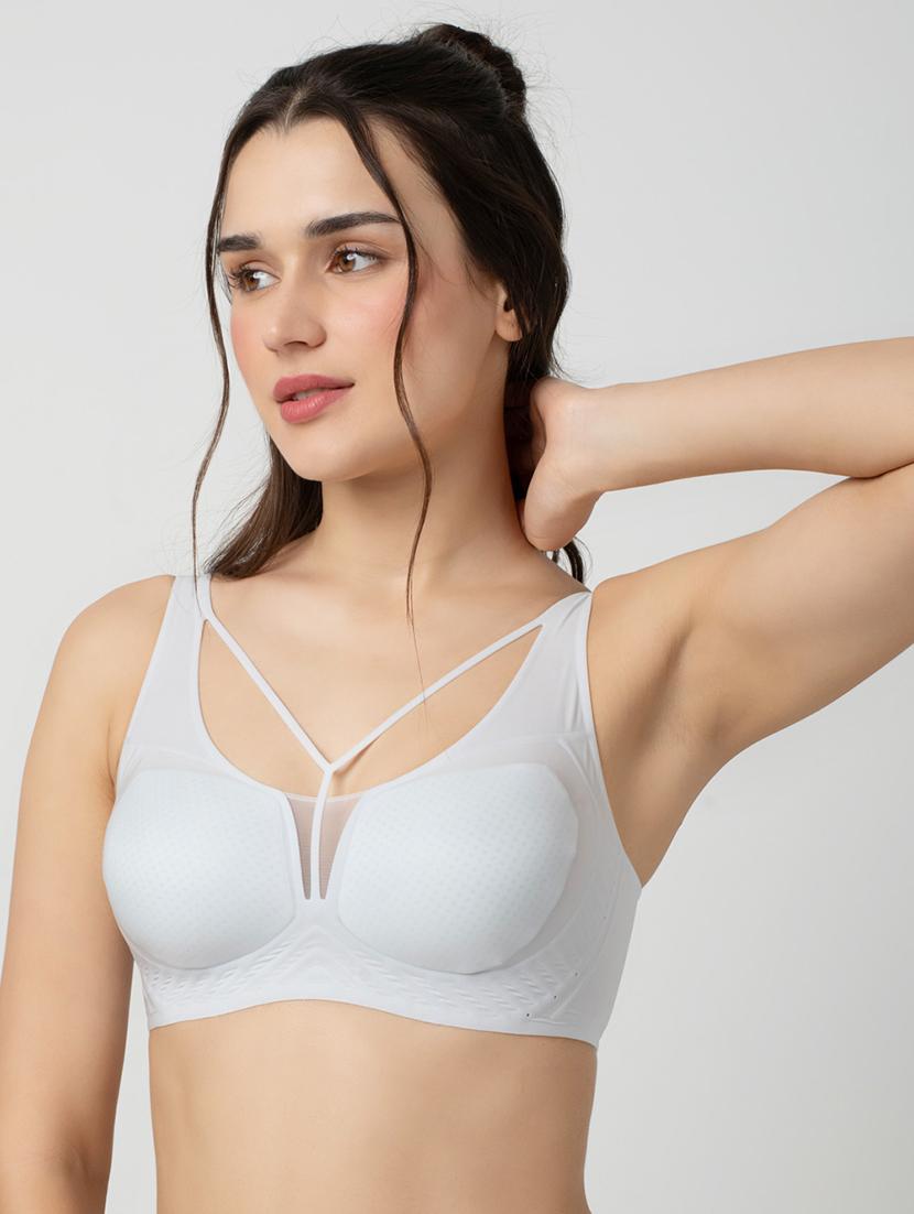 women solid lightly padded bralette  - 21904819 -  Standard Image - 1