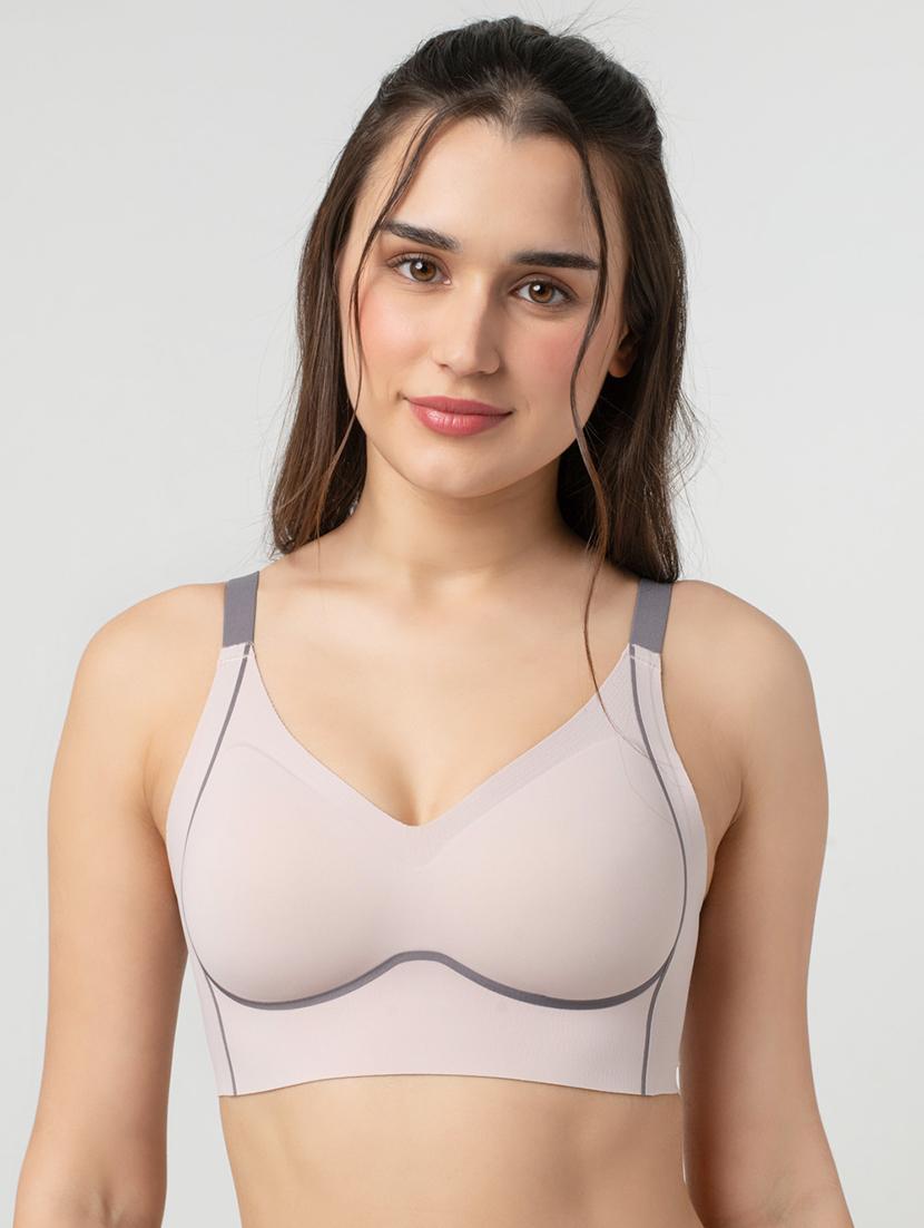 women solid lightly padded bra - 21904828 - Zoom Image - 0