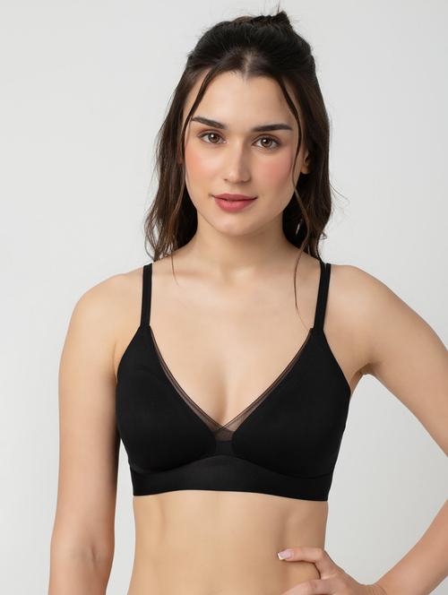 women solid lightly padded bra - 21904835 -  Standard Image - 0
