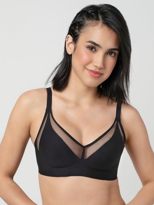 women solid lightly padded full coverage bra - 21904853 -  Standard Image - 0