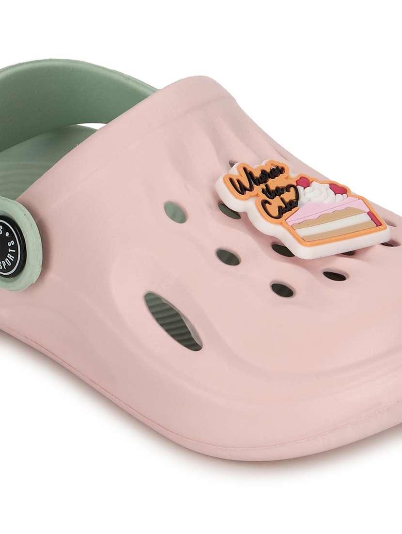kids pink solid clog - 21904873 -  Standard Image - 6